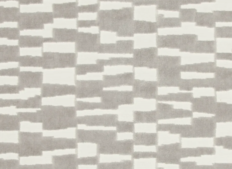 Mod Velvet Pillow Cover in Grey