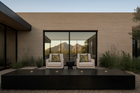 Protea Performance Pillow Cover in Black