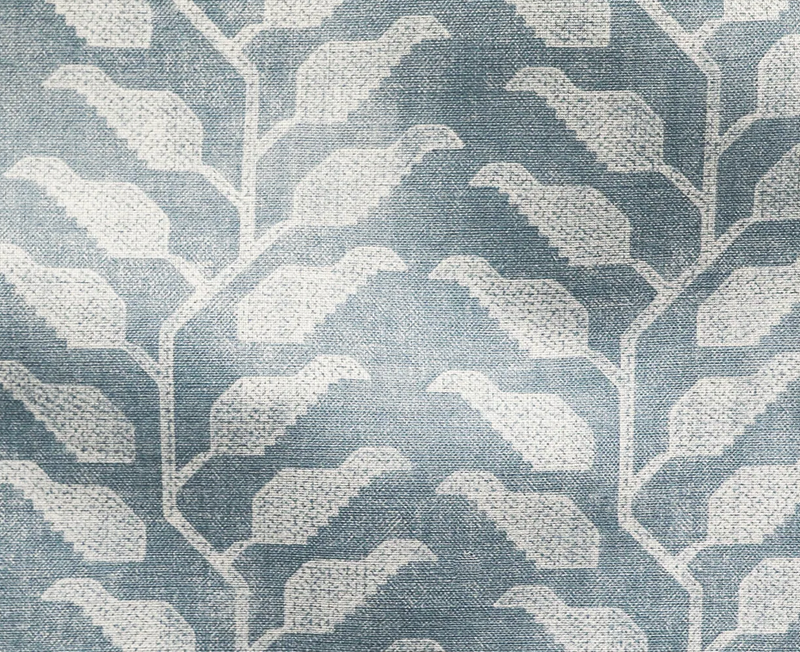 Folio Pillow Cover in Lake Blue, Susan Connor Textiles