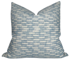Lacuna Pillow Cover in Azul Blue, Susan Connor Textiles