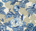 Honshu Pillow Cover in Blue and Beige