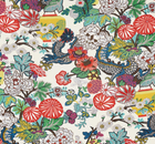 Chiang Mai Dragon Pillow Cover in Alabaster, Schumacher Textiles