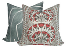 Cairo Pillow Cover in Coral