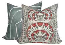 Cairo Pillow Cover in Coral