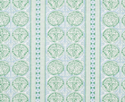 Fair Isle Pillow Cover in Blue and Green
