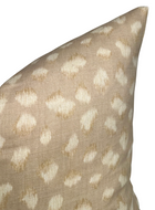 Feline Pillow Cover in Beige Ivory, Kelly Wearstler Textiles