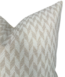 Tupai Woven Pillow Cover in Tan Brown