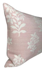 Asha Pillow Cover in Pink + Ivory, Peter Dunham Textiles