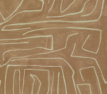 Graffito Pillow Cover in Salmon Cream, Kelly Wearstler Textiles