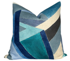 Roulade Pillow Cover in Navy Blue