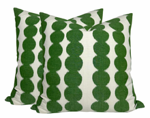 Full Circle Pillow Cover in Green, Schumacher Textiles
