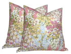 Fleur Linen Pillow Cover in Blush