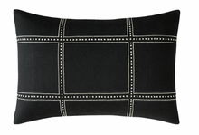 Ponte Pillow Cover in Black, Designer Pillows