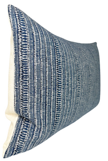 Saqqara Woven Pillow Cover in Pacific Blue, Walter G Textiles
