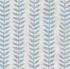 Willow Floral Linen Pillow Cover in Blue, Merika Meyer Textiles