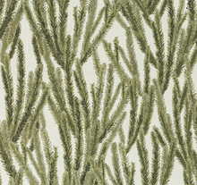Nori Floral Pillow Cover in Moss Green, McLaurin + Piercy Textiles