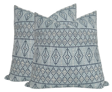 Souk Woven Pillow Cover in Indigo Sky, Peter Dunham Textiles