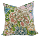 Peony Garden Floral Pillow Cover in Blush