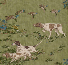 Pointers Pillow Cover in Meadow Green, Schumacher Textiles