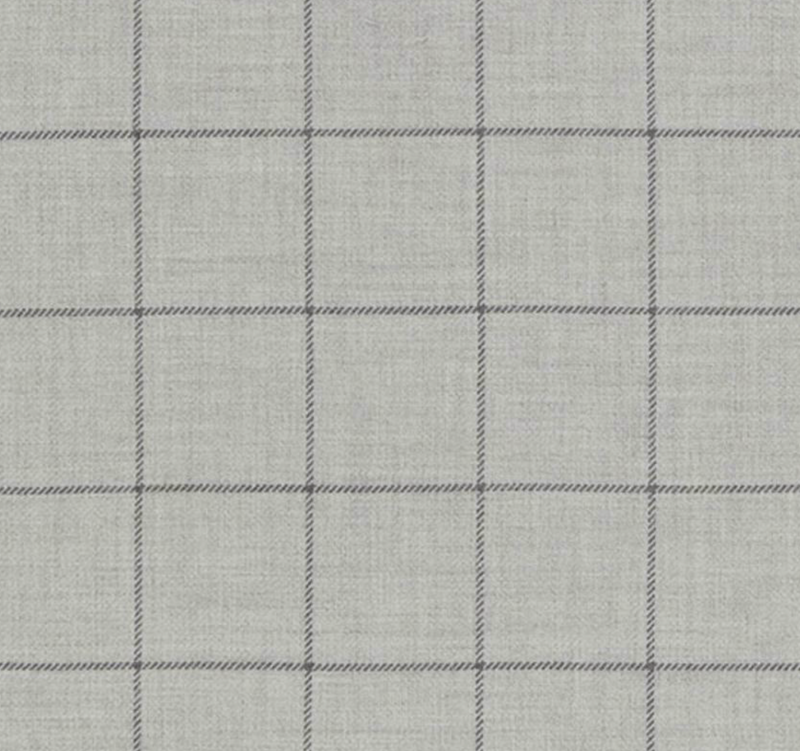 Bancroft Wool Pillow Cover in Fog Grey, Schumacher Textiles