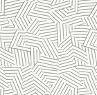 Deconstructed Stripe Pillow Cover in Black, Indoor Outdoor Pillows, Schumacher Textiles