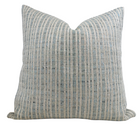 Unravel Pillow Cover in Aqua Blue