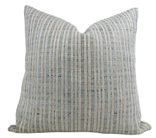 Unravel Pillow Cover in Aqua Blue