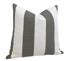 Go To Stripe Pillow Cover in Olive, Perennials Textiles