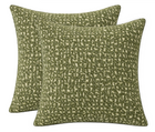 Serra Pillow Cover in Chive Green, Kelly Wearstler Textiles