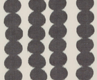 Full Circle Pillow Cover in Faded Black, Schumacher Textiles