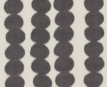 Full Circle Pillow Cover in Faded Black, Schumacher Textiles
