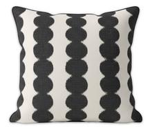 Full Circle Pillow Cover in Faded Black, Schumacher Textiles