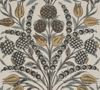 Cornelia Pillow Cover in Gold and Grey, Thibaut Pillows