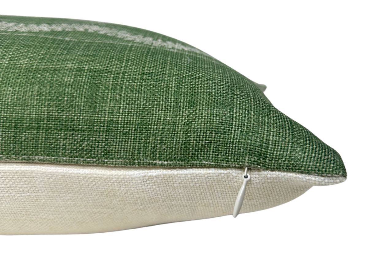 Zanzibar Pillow Cover in Green, Peter Dunham Textiles