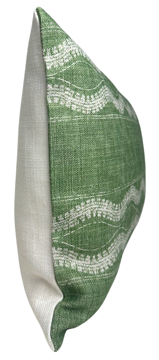 Zanzibar Pillow Cover in Green, Peter Dunham Textiles