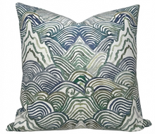 Shangri La Pillow Cover in Verde Green