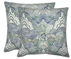 Shangri La Pillow Cover in Verde Green