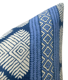 Austin Pillow Cover in Navy Blue, Thibaut Pillows
