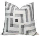 Pastiche Pillow Cover in Chalk Jet, Kelly Wearstler Textiles
