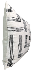 Pastiche Pillow Cover in Chalk Jet, Kelly Wearstler Textiles