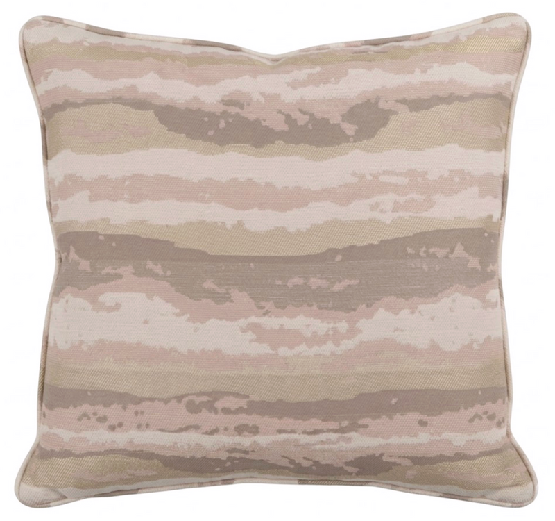 Chandler Woven Pillow Cover in Blush Natural