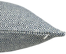 Harbor Weave Pillow Cover in Indigo, Indoor Outdoor Pillows