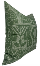 Ready to Ship, 20x20 Medinas Pillow Cover in Green, Thibaut Pillows