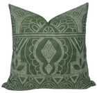 Ready to Ship, 20x20 Medinas Pillow Cover in Green, Thibaut Pillows