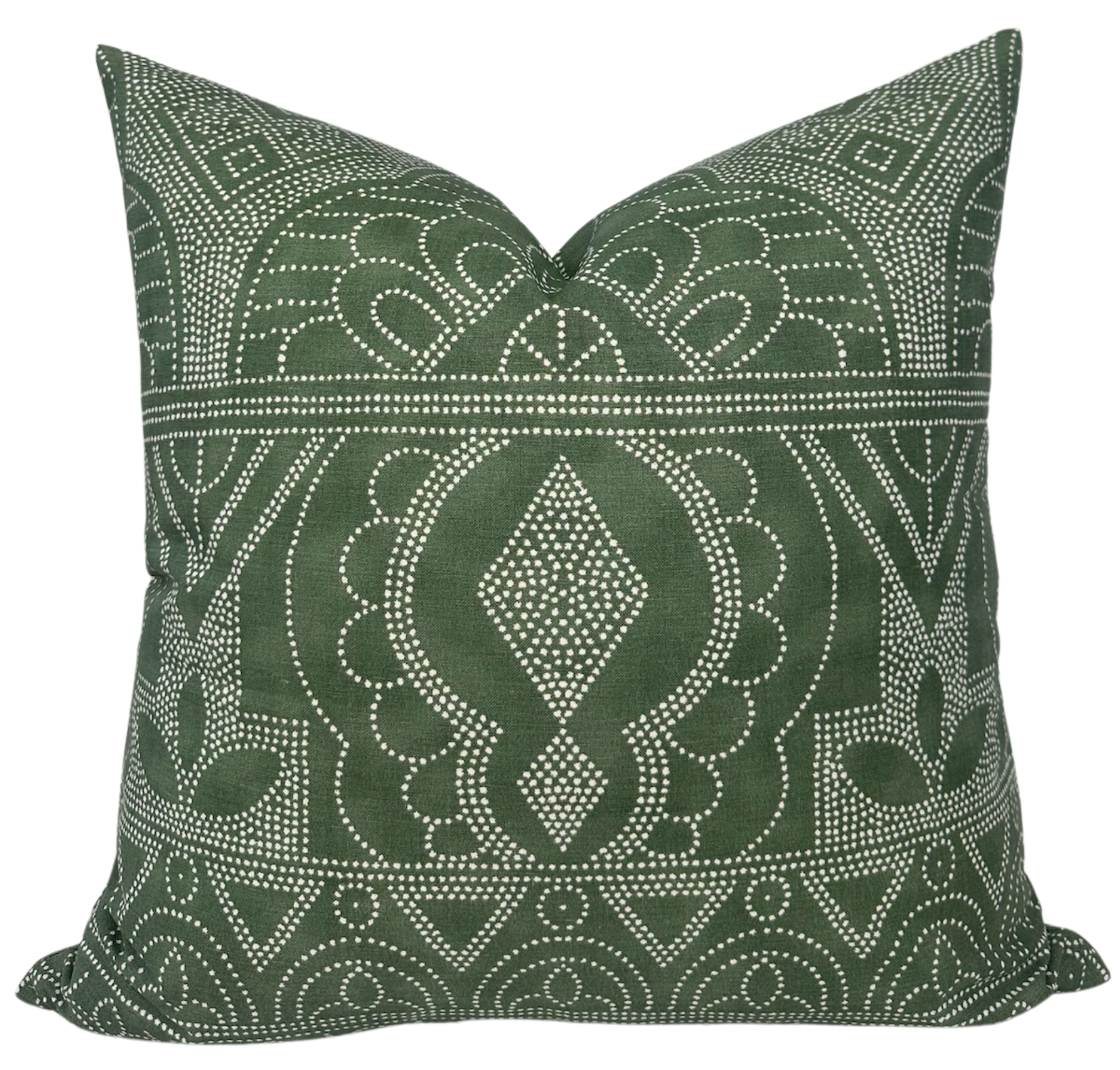 Ready to Ship, 20x20 Medinas Pillow Cover in Green, Thibaut Pillows