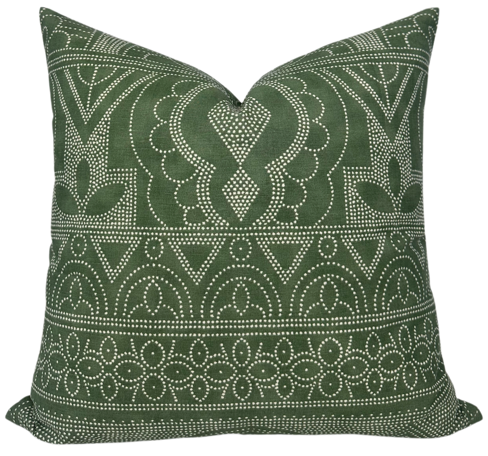 Ready to Ship, 20x20 Medinas Pillow Cover in Green, Thibaut Pillows