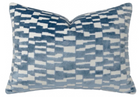 Ready to Ship, 16x24, Mod Velvet Pillow Covers in Blue