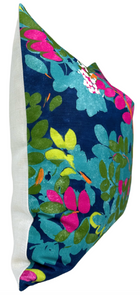 Central Park Pillow Cover in Navy and Pink, Thibaut Pillows