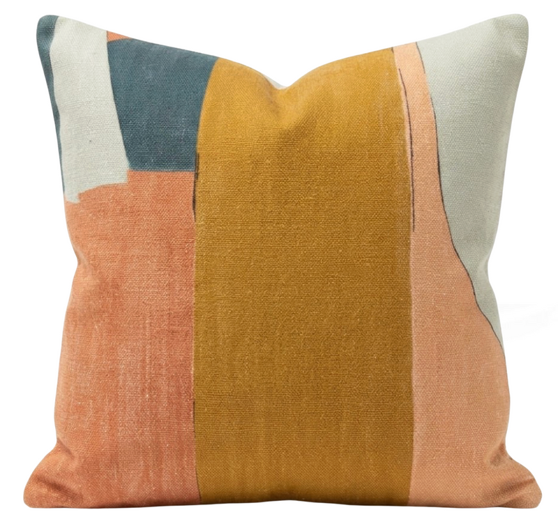 Ready to Ship, 16x16, District Pillow Cover in Apricot