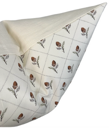 Holden Hand Pillow Cover in Cream, Schumacher Textiles
